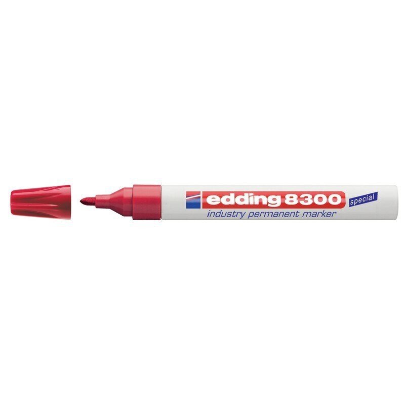Маркер для агрессивной среды Edding E-8300/2 красный (толщина линии 1.5-3 мм) от компании Арсенал ОПТ - фото 1