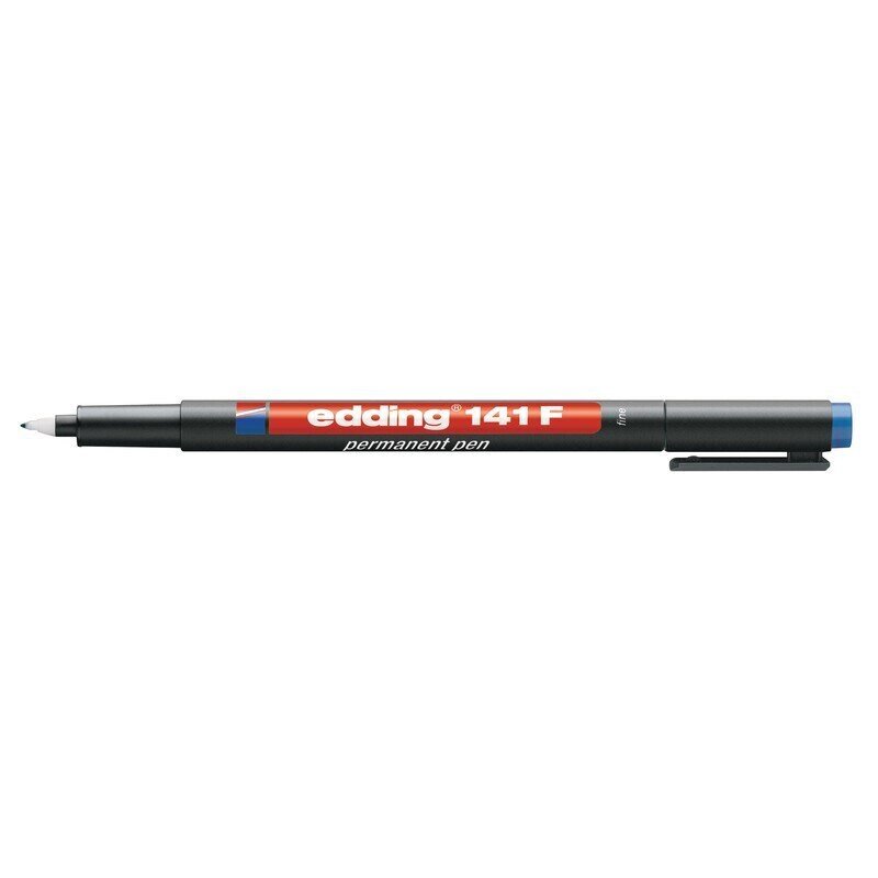 Маркер для пленок и глянцевых поверхностей Edding E-141/3 F синий (толщина линии 0.6 мм) от компании Арсенал ОПТ - фото 1
