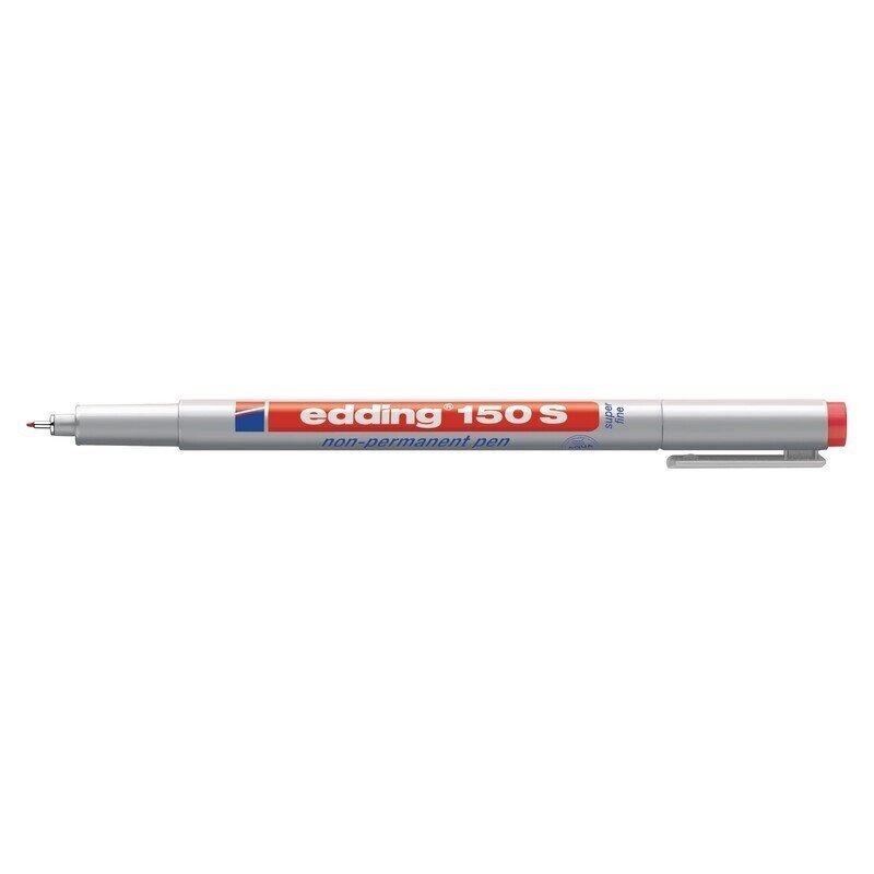 Маркер для пленок смываемый Edding E 150/2 S красный (толщина линии 0.3 мм) от компании Арсенал ОПТ - фото 1