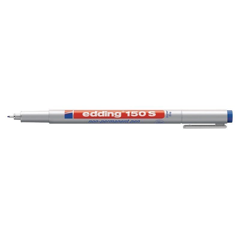 Маркер для пленок смываемый Edding E 150/3 S синий (толщина линии 0.3 мм) от компании Арсенал ОПТ - фото 1