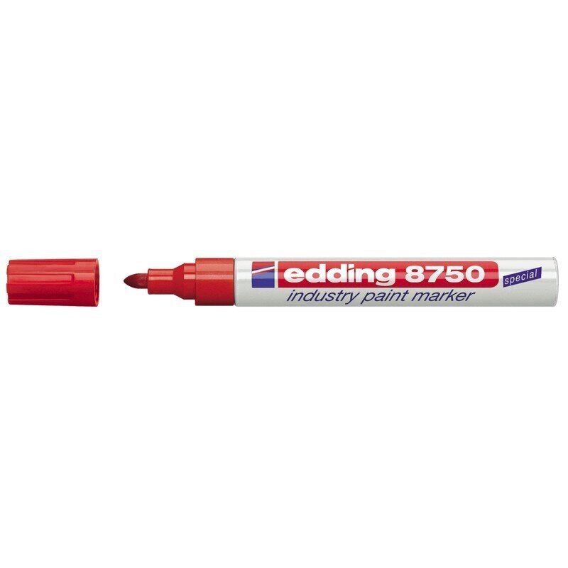 Маркер для промышленной графики Edding E-8750/2 красный (толщина линии 2-4 мм) от компании Арсенал ОПТ - фото 1