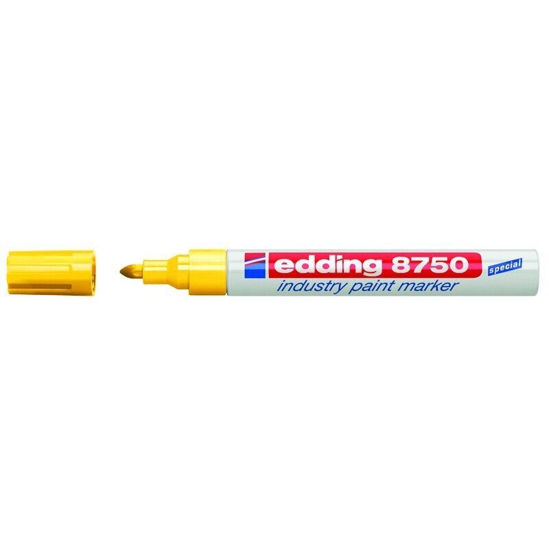 Маркер для промышленной графики Edding E-8750/5 желтый (толщина линии 2-4 мм) от компании Арсенал ОПТ - фото 1