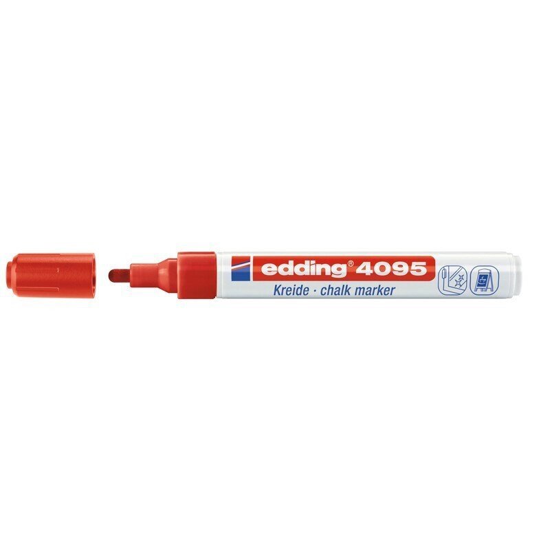Маркер меловой Edding E-4095 красный 3 мм от компании Арсенал ОПТ - фото 1