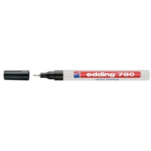 Маркер пеинт лаковый Edding E-780/1 черный (толщина линии 0.8 мм)