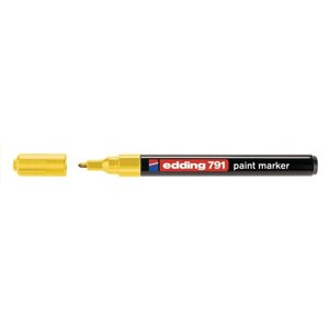 Маркер пеинт лаковый Edding E-791/5 желтый (толщина линии 1-2 мм)