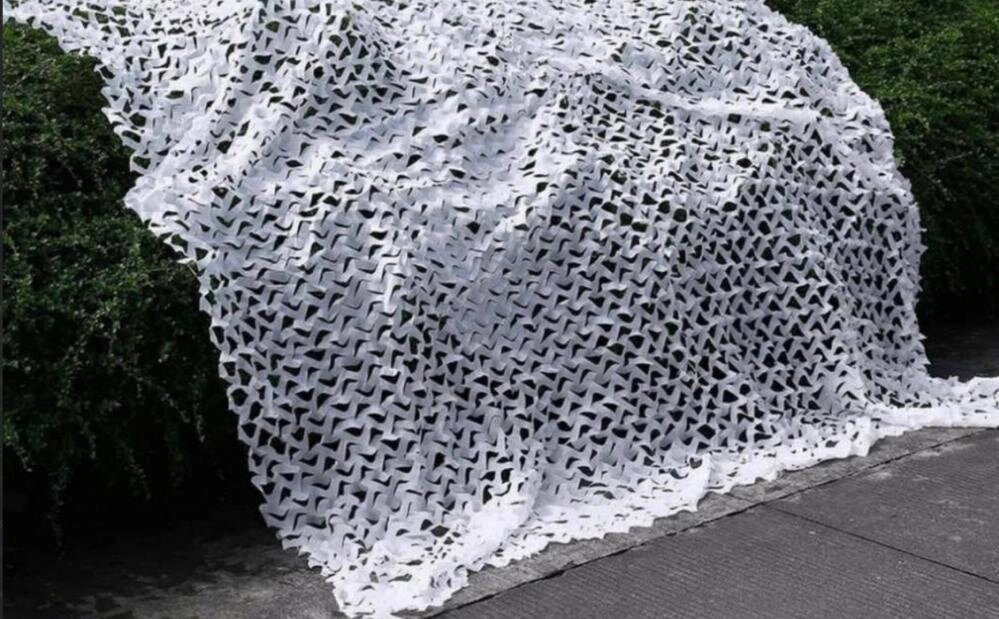 Маскировочная сеть 3х6 метра, цвет белый «ЗИМА» оптом от компании Арсенал ОПТ - фото 1