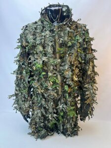 Маскировочный камуфляжный костюм снайпера и разведчика с бионическими листьями оптом