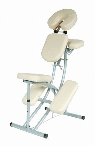 Массажное кресло для шейно-воротниковой зоны MA-03 (МСТ-3АЛ) (алюминий DE LUXE) (бежевый) от компании Арсенал ОПТ - фото 1