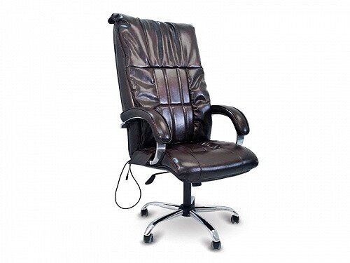 Массажное кресло офисное EGO BOSS EG-1001 в комплектации LUX (Шоколад)