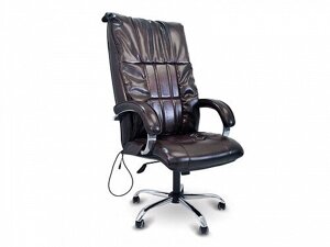 Массажное кресло офисное EGO BOSS EG1001 в комплектации LUX (Карамель / Шоколад)