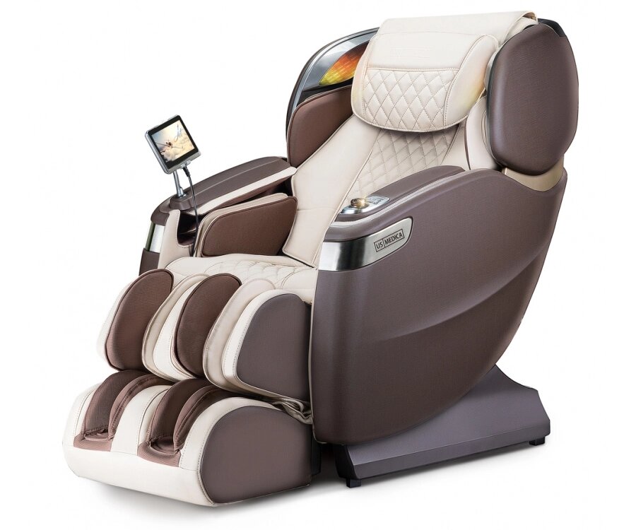 Массажное кресло US MEDICA Jet (коричневое) от компании Арсенал ОПТ - фото 1