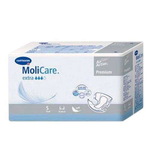 MoliCare Premium extra soft (1694981) Воздухопроницаемые подгузники: размер S, 10 шт. от компании Арсенал ОПТ - фото 1