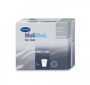 MoliMed Premium for men active (1686007) Вкладыши урологические для мужчин, 14 шт.