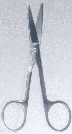 Ножницы тупоконечные прямые, 140 мм от компании Арсенал ОПТ - фото 1
