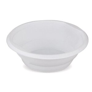 Одноразовые тарелки ЛАЙМА, ЭТАЛОН, комплект 50 шт., суповые, 0,5 л, белые, ПП, для холодного/горячего