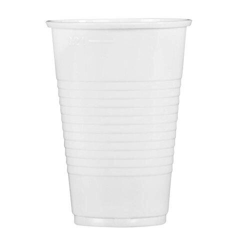 Одноразовый стакан, 200 мл, 1 шт., полипропилен (ПП), белый, для холодного/горячего, СТИРОЛПЛАСТ от компании Арсенал ОПТ - фото 1