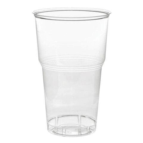 Одноразовый стакан, 500 мл, 1 шт., полипропилен (ПП), прозрачный, для холодного/горячего, СТИРОЛПЛАСТ от компании Арсенал ОПТ - фото 1