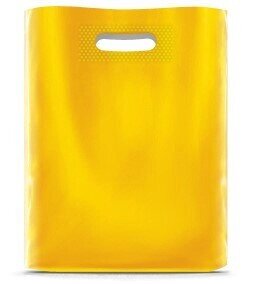 Пакет активированный ПВД  для нанесния логотипа желтый  40х50 50мкм от компании Арсенал ОПТ - фото 1