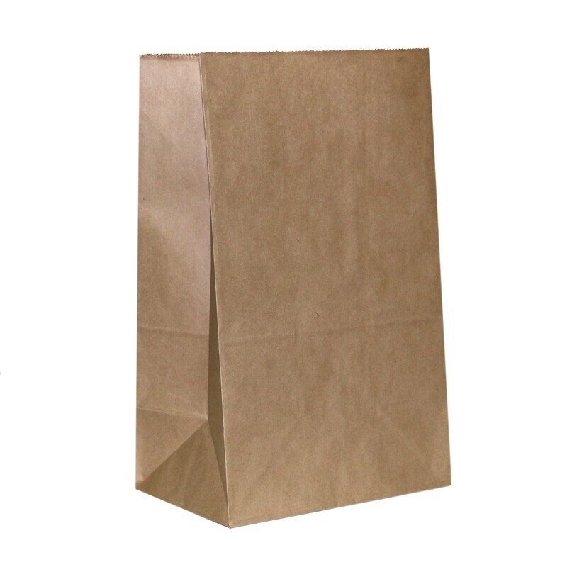 Пакет коричневый крафт-бумага (29х17,9х11,8 см, 1000 штук) от компании Арсенал ОПТ - фото 1
