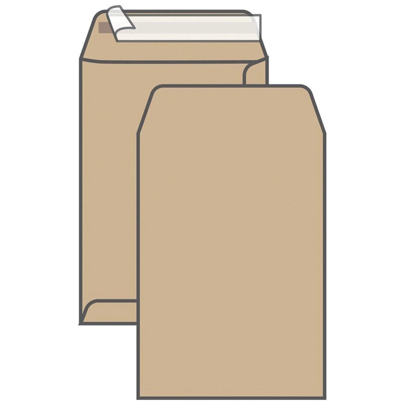 Пакет почтовый C4, UltraPac, 229*324мм, коричневый крафт, отр. лента, 90г/м2 от компании Арсенал ОПТ - фото 1