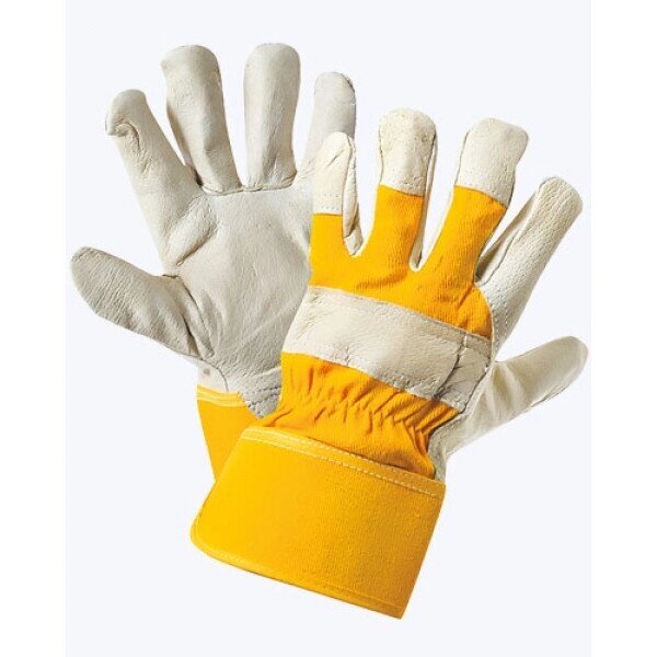 Перчатки кожаные комбинированные "Юкон" от компании Арсенал ОПТ - фото 1