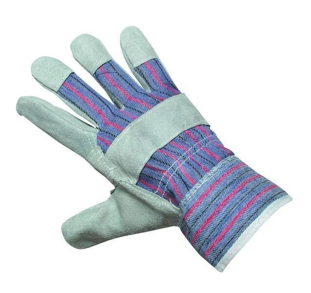 Перчатки спилковые комбинированные "Ангара" от компании Арсенал ОПТ - фото 1