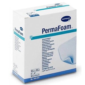 PERMAFOAM (4094005) Губчатые повязки 10 х 10 см; 3 шт