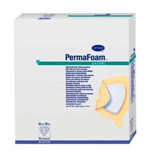 PERMAFOAM sacral (4094225) Самоклеящиеся губчатые повязки на область крестца 18х18см 3шт от компании Арсенал ОПТ - фото 1