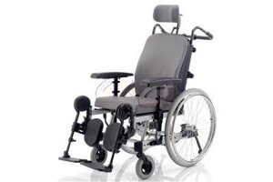 Кресло-коляска механ. многофункц. MEYRA 9.073 SOLERO (MEDIUM) шир. сид. 48 см, рама-серебро
