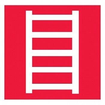 Знак Эксклюзив F03 Пожарная лестница (размер 200х200) - Арсенал ОПТ