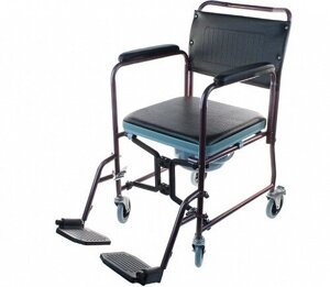Кресло-каталка инвалидная с санитарным оснащением LY-800-690