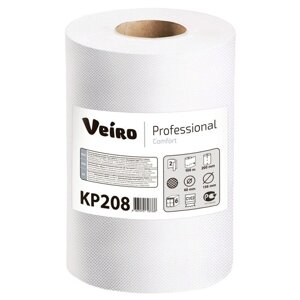 Полотенца бумажные в рулонах Veiro C1/C2 Comfort 2-слойные 6 рулонов по 100 метров