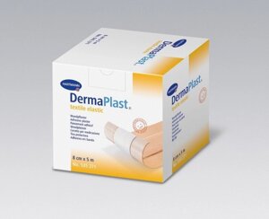 DERMAPLAST textile elastic (5352711) эластичный пластырь в рулоне, 5 м x 8 см