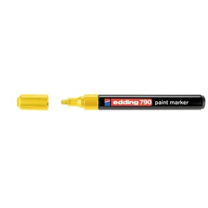 Маркер пеинт лаковый Edding E-790/5 желтый (толщина линии 2-3 мм)