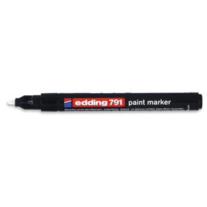 Маркер пеинт лаковый Edding E-791/1 черный (толщина линии 1-2 мм)