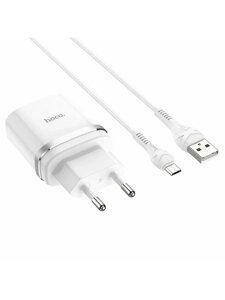 Блок питания 1 USB HOCO C12Q быстрая зарядка