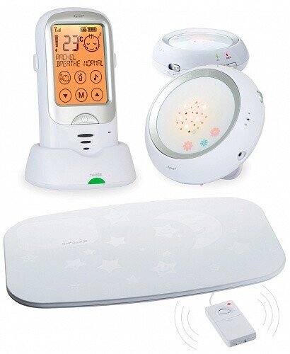 Радио-няня Ramili Baby с двумя детскими блоками и монитором дыхания RA300Duo. SP - распродажа