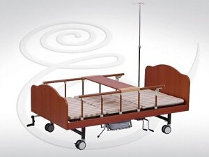 Деревянная механическая кровать с туалетным устройством серии Медицинофф B-4(p)