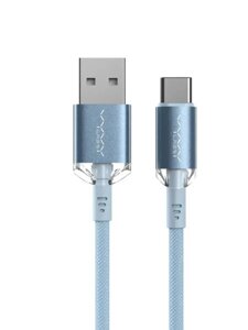 Кабель USB Type C Crystal Series Fast 3A