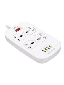 Сетевой фильтр удлинитель на 4 розетки + 4USB SC4407
