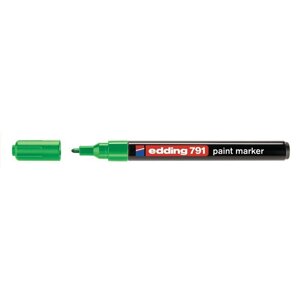 Маркер пеинт лаковый Edding E-791/4 зеленый (толщина линии 1-2 мм)