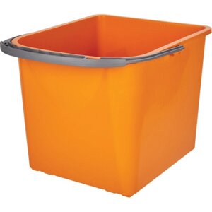 Ведро Splast WIAD-0038 20 л пластиковое оранжевое (подходит для уборочной тележки арт. 639104)