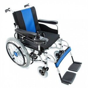 Кресло-коляска Belberg 101A с электроприводом (чёрно-синий)