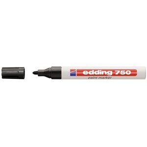 Маркер пеинт лаковый Edding E-750/1 черный (толщина линии 2-4 мм)