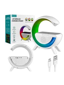 Портативная акустика RGB с беспроводной зарядкой BT-2301