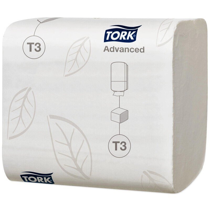 Туалетная бумага листовая Tork Advanced Т3 114271 2-слойная 36 пачек по 242 листа - характеристики