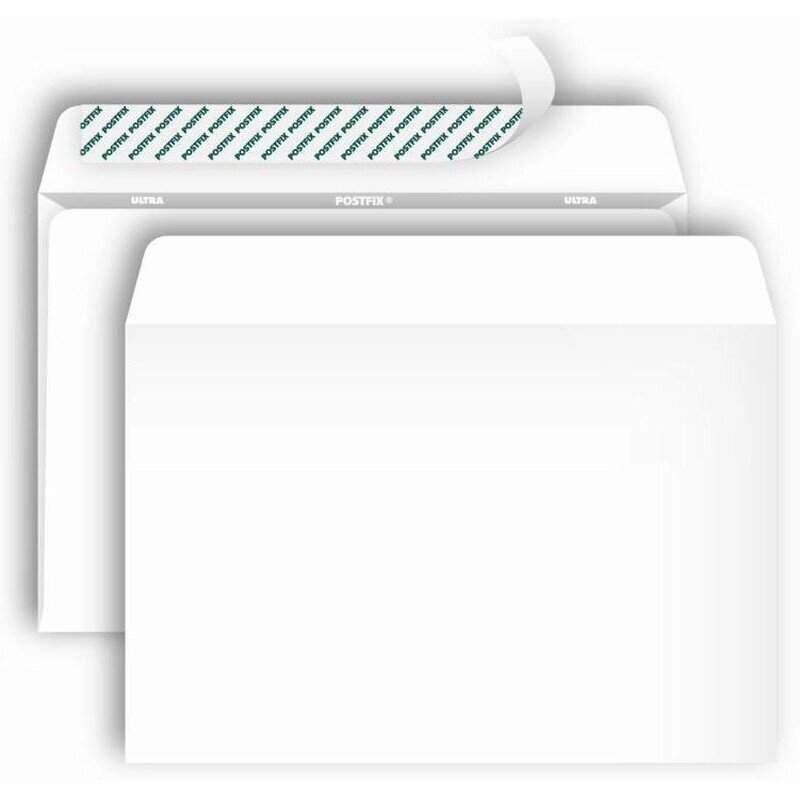 Конверт почтовый Postfix Bong C4 (229x324 мм) белый удаляемая лента (250 штук в упаковке) - описание