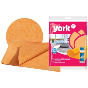 Тряпка-салфетка для мытья пола York, вискоза, 50*60см, европодвес