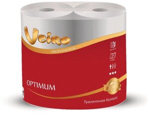 Туалетная бумага Linia Veiro Optimum Белая 2-сл 4рул по 50м х12