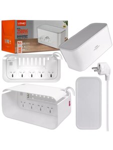 Сетевой фильтр на 5 розеток + 3 USB 2м 2500W LDNIO